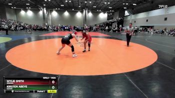 140A 1st Place Match - Kirsten Abeye, Ozark vs Wylie Smith, Odessa