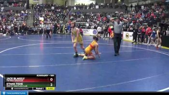 100 lbs Cons. Round 1 - Ethan Fishe, Bobcat Wrestling Club vs Jack Blakely, The Best Wrestler