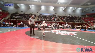 46 lbs Quarterfinal - Gauge Littlefield, Coweta Tiger Wrestling vs RYDER WOODS, Warhorse Wrestling Club