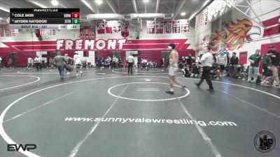 157 lbs 5th Place Match - Cole Akin, Gunn vs Jayden Haygood, St Francis