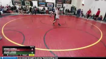 120 Boys Champ. Round 1 - Ethan Catrell, Eaglecrest Wrestling Club vs Brake Larsen, Florence High School