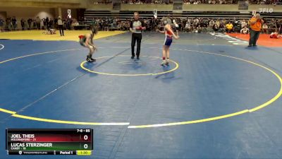 85 lbs Champ. Round 1 - Lucas Sterzinger, Canby vs Joel Theis, Holdingford