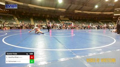 83 lbs Quarterfinal - Chase VanPortfliet, Michigan Premier Wrestling Club vs Dominic Schuman, Mat Assassins