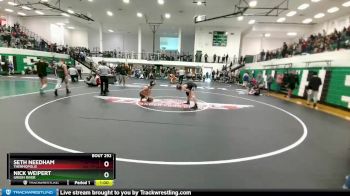145 lbs Cons. Round 4 - Seth Needham, Thermopolis vs Nick Weipert, Green River