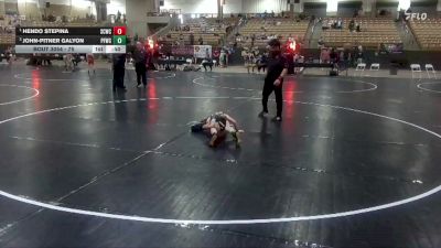 75 lbs 1st Place Match - Hendo Stepina, Sumner County Wrestling Club vs John-Pitner Galyon, Pigeon Forge Wrestling Club