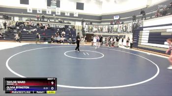 130 lbs Round 2 (4 Team) - Taylor Ward, Oregon vs Olivia Byington, Utah 2