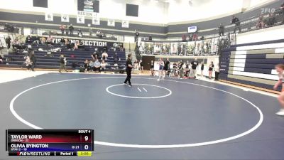 130 lbs Round 2 (4 Team) - Taylor Ward, Oregon vs Olivia Byington, Utah 2