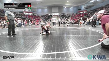 55 lbs Round Of 16 - Arianna Walters, IRONMEN Wrestling Club vs Case Williams, Barnsdall Youth Wrestling
