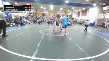 285 lbs 1st Place Match - Riley Haussler, Cleveland vs Brian Haas, Bell Gardens