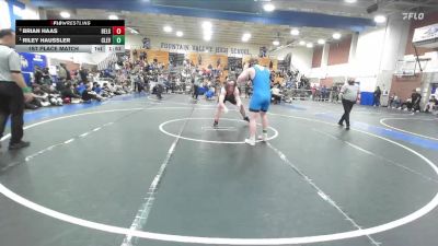 285 lbs 1st Place Match - Riley Haussler, Cleveland vs Brian Haas, Bell Gardens