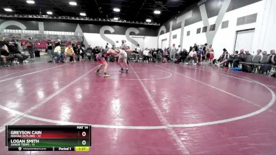 85 lbs Placement Matches (8 Team) - Greyson Cain, Indiana Outlaws vs Logan Smith, Junior Terps