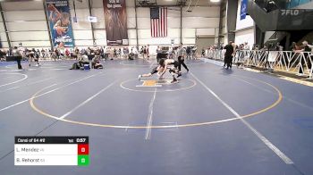 106 lbs Consi Of 64 #2 - Leland Mendez, VA vs Beckett Rehorst, SD