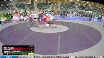 287 lbs Round 3 (4 Team) - Garrett Matthews, Eagle Point vs Roy Flores, Centennial