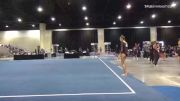 Milana Sliusar - Floor, San Mateo #146 - 2021 USA Gymnastics Development Program National Championships