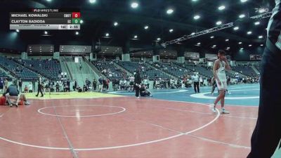 133 lbs Champ. Round 2 - Michael Kowalski, CumberlandKY vs Clayton Badidda, Georgetown (KY)