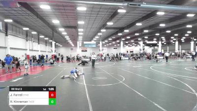 82 lbs Rr Rnd 3 - JayT Farrell, Other Team vs Regan Kinneman, Thorobred