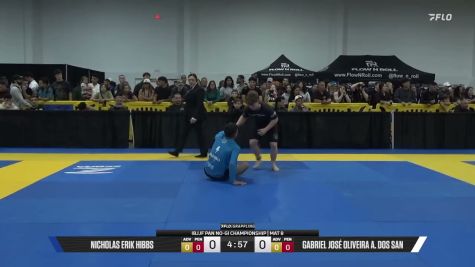 Gabriel José Oliveira A. Dos San vs Nicholas Erik Hibbs 2026 Pan IBJJF Jiu-Jitsu No-Gi Championship