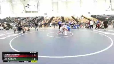 130 lbs Quarterfinal - James Baggiano, B2 Wrestling Academy vs Trysten Pym, Penn Yan Wrestling