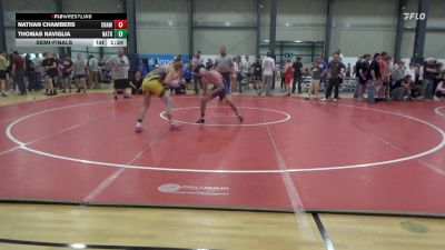 145 lbs Semifinal - Nathan Chambers, Chambersburg vs Thomas Naviglia, Natrona Hgts