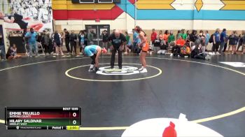 105 lbs Quarterfinal - Emmie Trujillo, Natrona County vs Hilary Saldivar, Greeley West