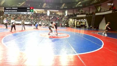 160 lbs Quarterfinal - Jack C. Pierce, Icon Wrestling vs Carlos Garcia, Gilmer Bobcat Wrestling