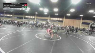 132 lbs Consi Of 64 #2 - Michael Sanchez, SoCal Grappling Club vs Cole Diaz, Mohave Wrestling Club