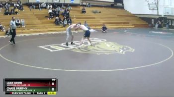 149 lbs Round 5 (6 Team) - Luke Krier, Wisconsin-Eau Claire vs Chase Murphy, Southwest Minnesota State