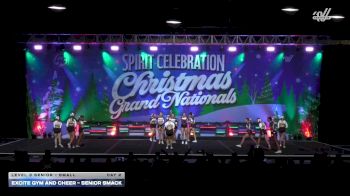 Excite Gym and Cheer - Senior Smack [2025 L3 Senior - Small Day 2] 2025 Spirit Celebration Christmas Grand Nationals