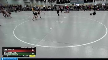 150 lbs Cons. Round 3 - Jax Jensen, Iowa vs Drake Brasiel, Arsenal Wrestling Club