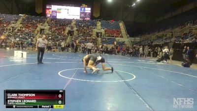 145 lbs Cons. Round 2 - Stephen Leonard, Turtle Mountain vs Clark Thompson, Bismarck Legacy