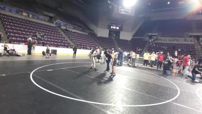 83.5-87.6 lbs Champ. Round 3 - Jarret Riopel, Canon City Wrestling Club vs Emmett Dando, Bear Cave Wrestling Club