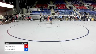 144 lbs Rnd Of 32 - Evan Boblits, MD vs Garrison Sartain, OK