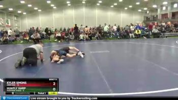 95 lbs Round 2 (6 Team) - Huntly Harp, Montana White vs Kyler Simons, Iowa Red