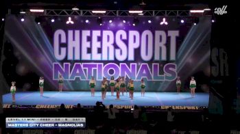 Masters City Cheer - Magnolias [2026 L1.1 Mini - PREP - D2 - B Day 1] 2026 CHEERSPORT National All Star Cheerleading Championship