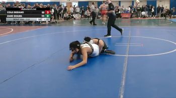 113 lbs Prelim - Zane Shama, The Peddie School vs Cole Desiano, Ridgefield