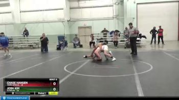 130 lbs Round 2 (8 Team) - Josh Kim, Scanlan vs Chase Hansen, Terps Xpress