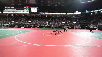 68 lbs Cons. Semi - Zayden Bice, RIKA vs Maxim DeShon, NBHA