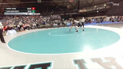 Boys 2A 175 lbs 1st Place Match - Luan Bekteshi, North Kitsap vs Amos Voss, Orting