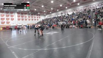 285 lbs Champ. Round 1 - Parker Osborne, Elyria vs Tyler Stinson, Summit