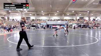 Girls 120 lbs Cons. Semi - Mirah Currie, Oakland High School vs Olivia Johnson, Summit High School