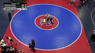 110 lbs Consi Of 32 #2 - Braylen Cushey, Armstrong vs Grayson Angelo, Hempfield