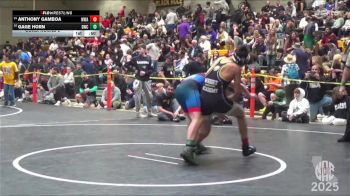 135 lbs Cons. Round 2 - Gage Horn, Durham Wrestling Club vs Anthony Gamboa, Wright Wrestling Academy