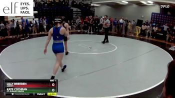 100 lbs. Champ. Round 3 - Kate Cochran, Ft. Zumwalt North vs Lilly Breeden, Liberty