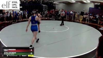 100 lbs. Champ. Round 3 - Kate Cochran, Ft. Zumwalt North vs Lilly Breeden, Liberty