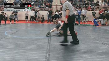 90_B lbs Round Of 64 - Cayden Carannante, Southern Lehigh vs Bryce Reber, Mifflinburg