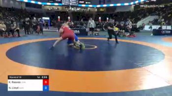 130 kg Prelims - Kaleb Reeves, Iowa vs Nate Lloyd, Wisconsin