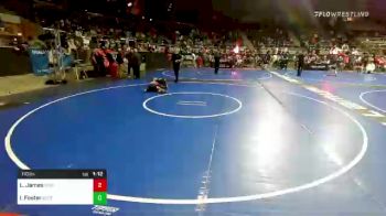 110 lbs Semifinal - Lincoln James, Burnett Trained Wrestling vs Isaiah Joe Foster, Best Trained Wrestling