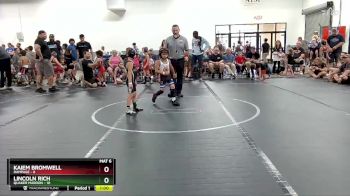 48 lbs Round 4 (6 Team) - Kaiem Bromwell, Rampage vs Lincoln Rich, Quaker Maroon