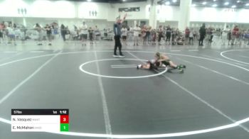 57 lbs Quarterfinal - Nathaniel Vasquez, Mantanona TC vs Easton McMahon, Shootbox