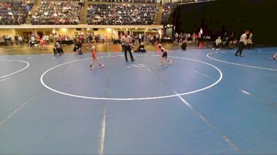 Boys 3rd-4th Grade - 49 Champ. Round 2 - Colby Meyer, Sebolt Wrestling Academy vs Haze McClintock, Iowa